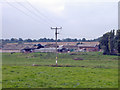 Warmingham - view across River Wheelock to farm on Warmingham Road