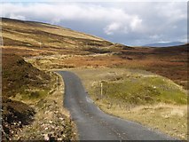 NN5468 : Mountain road, Stob an Aonaich Mhoir. by Chris Eilbeck