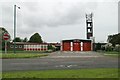 SD4905 : Skelmersdale fire station by Kevin Hale