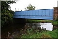 Colourful bridge over the Bogie at Gartly.