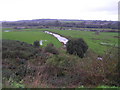 The River Piddle & flood plain, West of Wareham