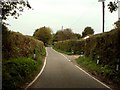 Country road on the way to Lower Green