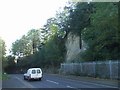 Limestone cutting on Gorge Road