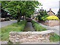 Bishop Monkton beck, looking towards the old Mechanics