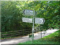 Signposts  above the North Downs Way near Kemsing