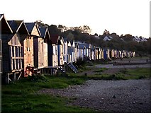 TR0965 : Beach huts - Seasalter by Simon Leatherdale