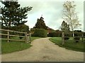 Entrance to Court Farm, just east of Glemsford, Suffolk