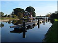 SX9390 : Double Lock, Exeter Canal by Derek Harper