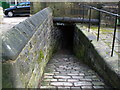 Rochdale Canal towpath near Todmorden Lock