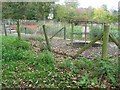 Reed beds and sampling point, Brassington sewage works