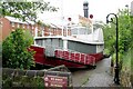 Disused floating restaurant