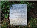 Plaque, Kingsley Wood Road