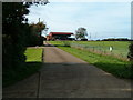 The entrance to Dovecot Farm