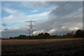 Pylon and substation at Eastland Gate