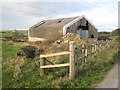 NZ4235 : Slightly derelict barn, Hutton Henry by Oliver Dixon