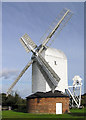 TL9773 : Stanton Post Mill by Charles Greenhough