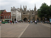 TL1998 : Cathedral Square, Peterborough by Philip Halling