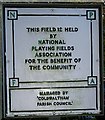 National Playing Fields Association