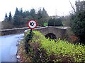 Weak bridge over the River Teviot