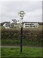 Signpost at Sheephouse Drove junction