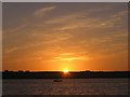 Sunset over Bay of Pierowal, Westray, Orkney