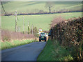 Hedge cutting at Trawsgoed Farm