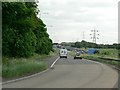 Northbound sliproad, M1 Junction 41, Carr Gate