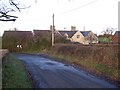 Houses at the entrance to Whitley Farm