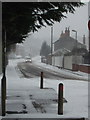 Newton Park Road by the allotments