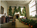 Tudor Christmas decorations at Trerice