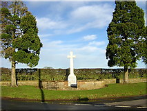 NY0487 : War Memorial Near Nethermill by Iain Thompson