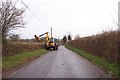 Hedge trimming near Blaisdon