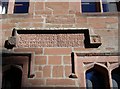 Inscription on Newbiggin Hall