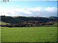 Farmland north of Y Fan