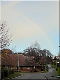 SJ2364 : Rainbow over Bailey Hill, Mold by Aaron Thomas