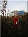 Post box at Molland Cross.