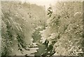 North Esk in snowstorm from Gannochy Road Bridge