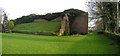 Shooting range wall at Mullanahoe