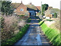 View approaching Barnsole from Chalk Pit Lane.