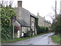 Cottages and lane, east end of Filkins