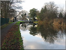 SJ4266 : Reflections on the Shropshire Union canal by Phil Williams