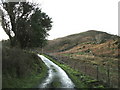 A steep section of the Llanberis-Waunfawr mountain road