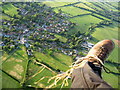 Aerial view from Paramotor of Letcombe Bassett