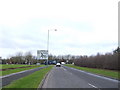 Approaching Supermarine roundabout from the east