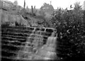 Weir near Hugh Mill, Waterfoot, Lancashire: 1949