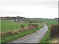 View of Kittington Farm and surrounding fields from the south