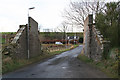 Remains of railway bridge at Birkenhills.