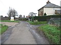 Stour Valley path crossing the Lower Goldstone road.