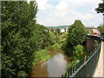 SO5013 : The River Monnow at Monmouth by Kevin Flynn