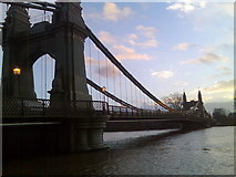 TQ2378 : Hammersmith bridge by albert wilkie